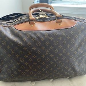 Authentic Louis Vuitton Luggage Monogram w/Logo Strap